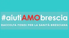 Il logo della raccolta fondi AiutiAMObrescia - © www.giornaledibrescia.it