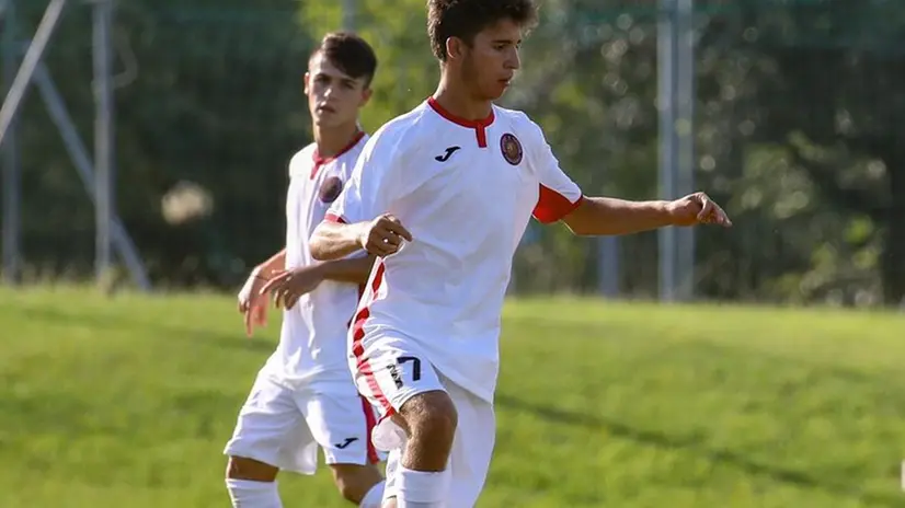 Protagonista. Lauricella, autoer del gol partita per il Castiglione