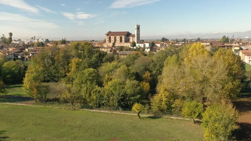 L’area pubblica del parco delle Moschine che dovrebbe ospitare «Campo Nug» - © www.giornaledibrescia.it