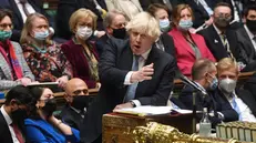 Boris Johnson alla House of Commons risponde alle domande sulla gestione della pandemia - Foto Epa © www.giornaledibrescia.it