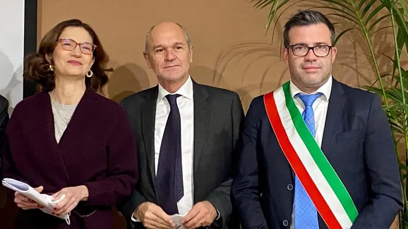 Mariastella Gelmini, Massimo Ghidelli e Renato Marcoli - © www.giornaledibrescia.it