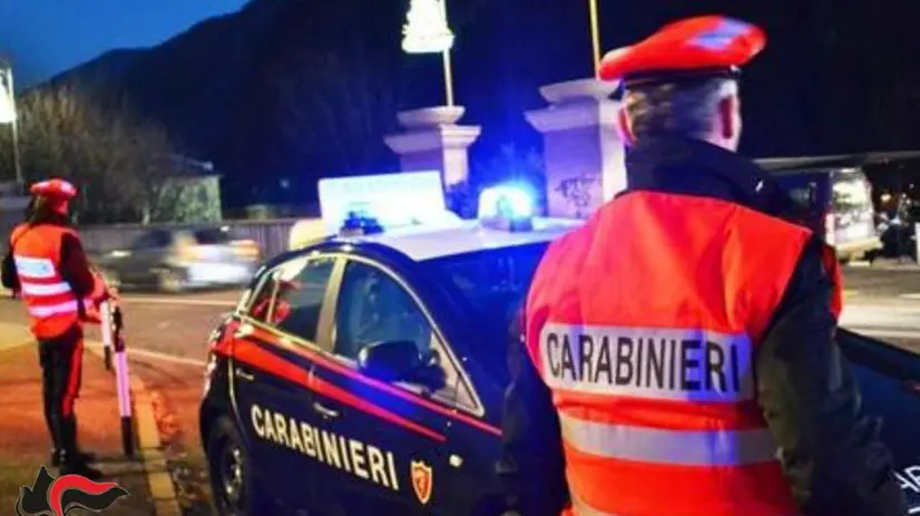Una pattuglia dei carabinieri