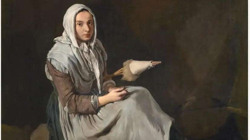 Due opere di Giacomo Ceruti: la filatrice e la lavandaia