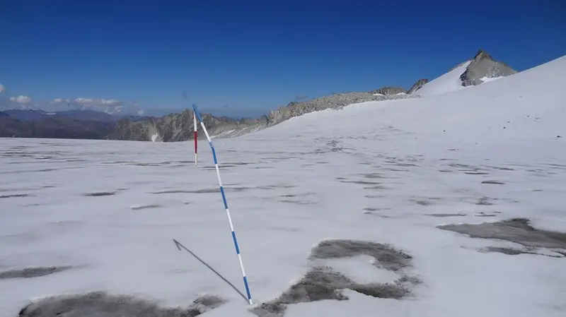 La palina ablatometrica del Pisgana - Foto Amerigo Lendvai