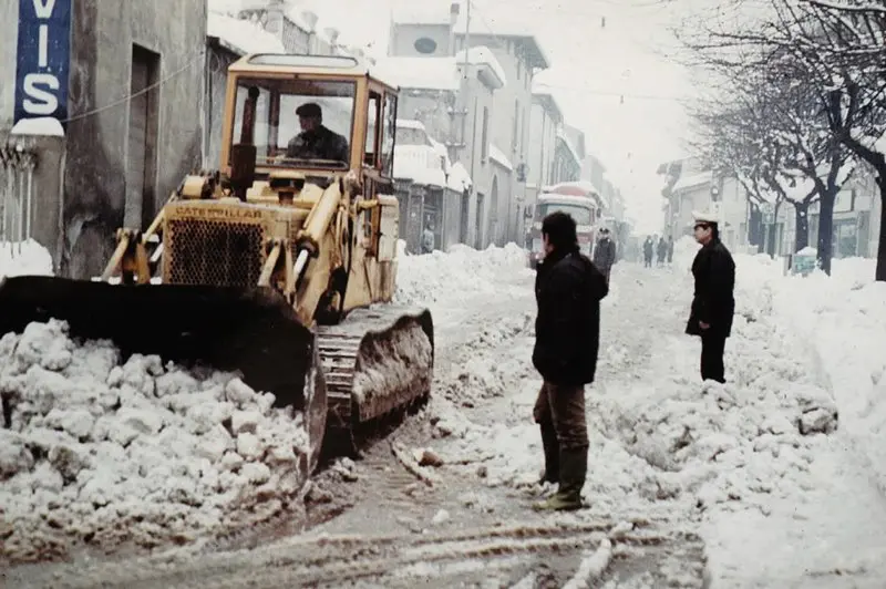Nevicata 1985: le foto dall'archivio del GdB