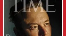 La copertina di Time con Elon Musk - Foto Ansa  © www.giornaledibrescia.it
