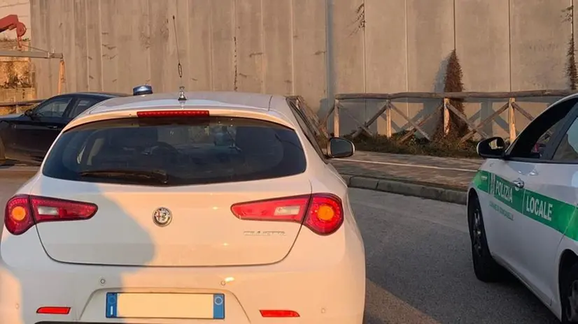 L’auto dell’uomo fermato dalla Polizia locale è stata messa all’asta - Foto © www.giornaledibrescia.it