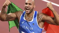 Il desenzanese Marcell Jacobs ha conquistato l’oro nei 100 metri e con la staffetta 4x100 - Foto Epa © www.giornaledibrescia.it