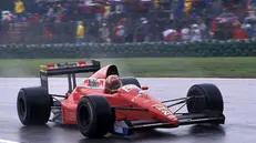 Il bresciano Alex Caffi in Formula 1 nel 1989 su Dallara Ford - Foto © www.giornaledibrescia.it