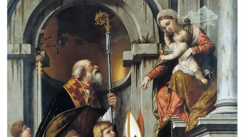 Il «San Nicola» del Moretto sarà uno delle opere esposte a Palazzo Marino - © www.giornaledibrescia.it
