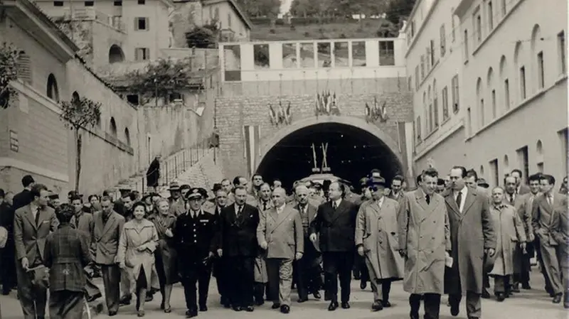 L'inaugurazione della galleria Tito Speri nel 1951