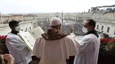 Papa Francesco durante la celebrazione della mattina di Natale - Foto Vatican News