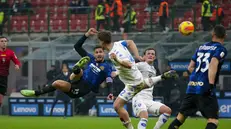 Lo splendido gol di Ranocchia contro l'Empoli - Foto Ansa © www.giornaledibrescia.it