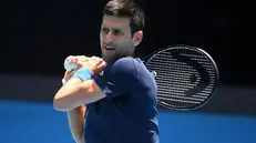 Il tennista Novak Djokovic - Foto Ansa/Epa/James Ross © www.giornaledibrescia.it