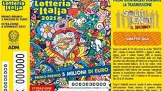 Un biglietto della Lotteria Italia - © www.giornaledibrescia.it