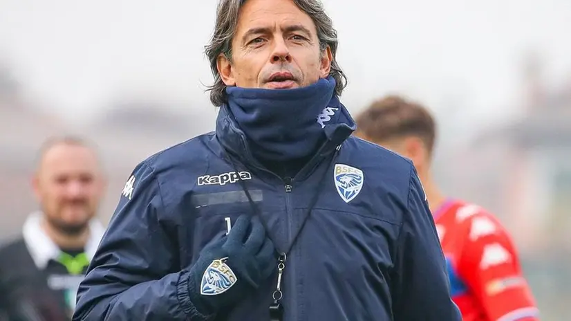 Filippo Inzaghi, allenatore del Brescia - © www.giornaledibrescia.it