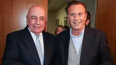 Adriano Galliani e Massimo Cellino - © www.giornaledibrescia.it