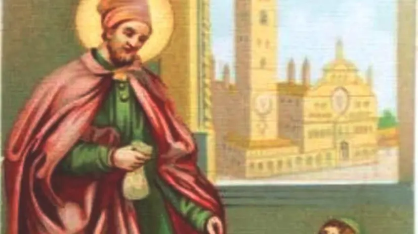 Una raffigurazione di Sant'Omobono - © www.giornaledibrescia.it