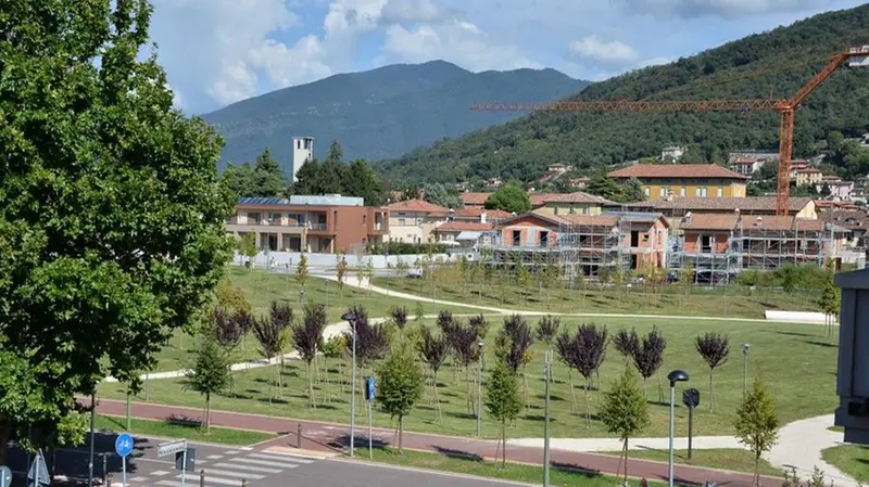 L'area riqualificata di via Montini © www.giornaledibrescia.it