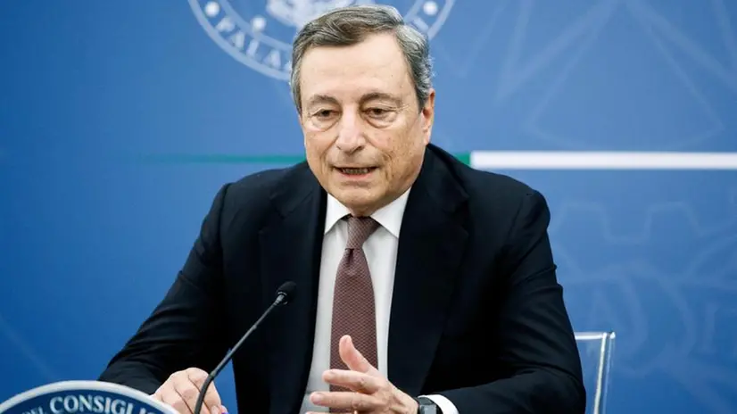 Il presidente del Consiglio Mario Draghi - Foto Ansa  © www.giornaledibrescia.it