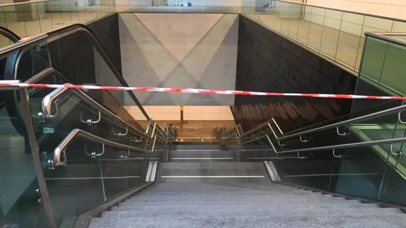 La situazione. La stazione Lamarmora è ancora chiusa