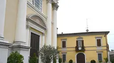 La parrocchiale e la canonica di Pontevico © www.giornaledibrescia.it