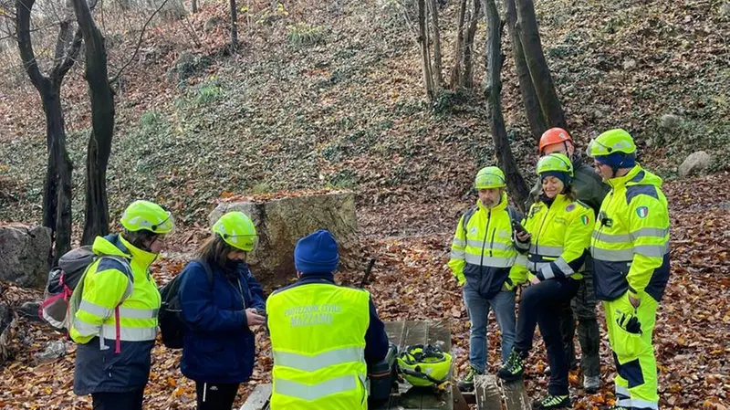Protezione civile di Mazzano, esercitazione ricerca dispersi