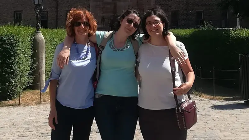 Laura Ziliani con le figlie Paola e Silvia ora detenute