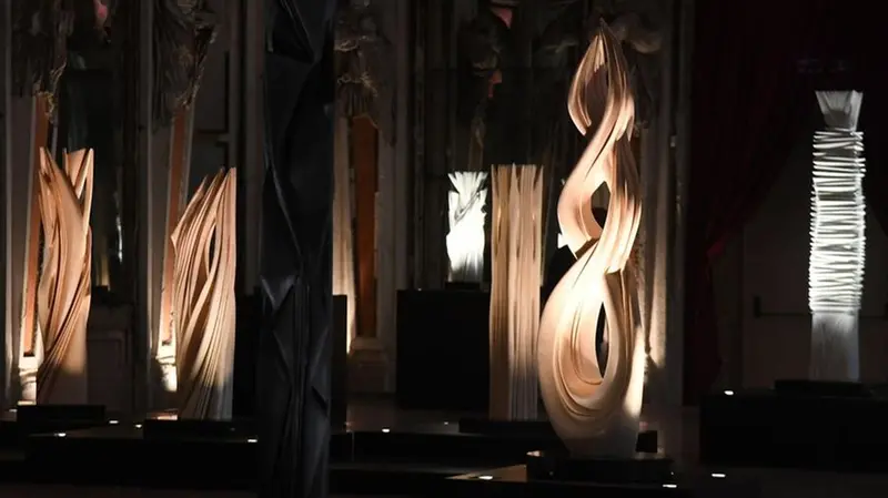 Alcune opere esposte a Palazzo Reale a Milano