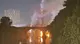 Roma, in fiamme il Ponte dell'Industria