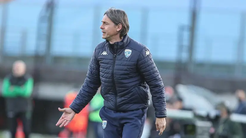 Pippo Inzaghi, allenatore del Brescia - Foto New Reporter Nicoli © www.giornaledibrescia.it