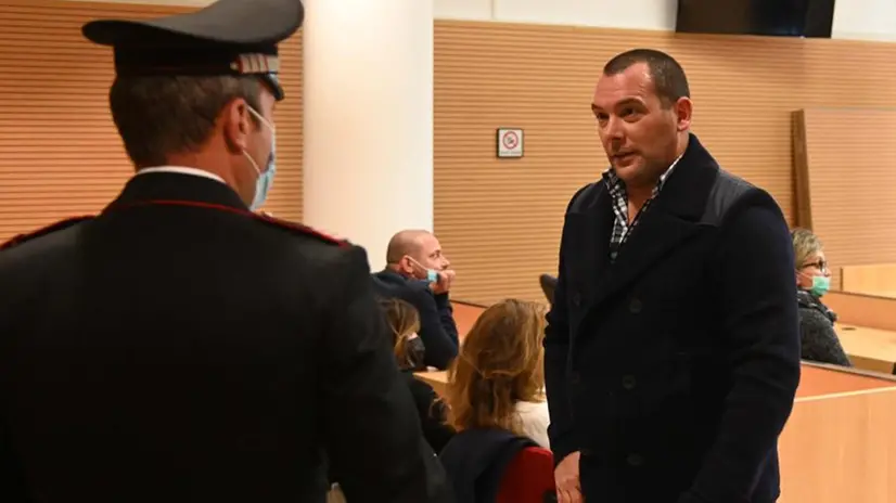 Oscar Maggi in udienza per il processo Bozzoli