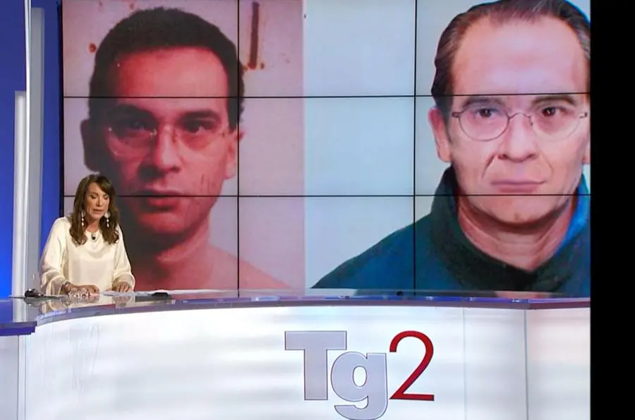 Il servizio andato in onda al Tg2 mostra il volto di Matteo Messina Denaro