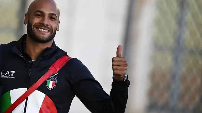 Marcell Jacobs al Quirinale con gli atleti delle Olimpiadi e della Paralimpiadi di Tokyo 2020