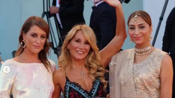La bresciana Pinky sul red carpet al Festival di Venezia