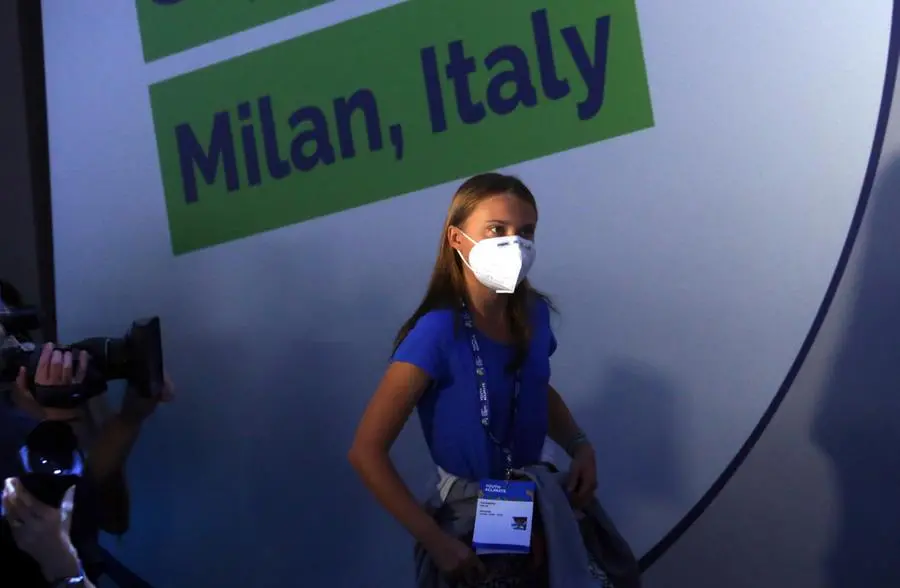Greta Thunberg a Milano per la  Youth4Climate