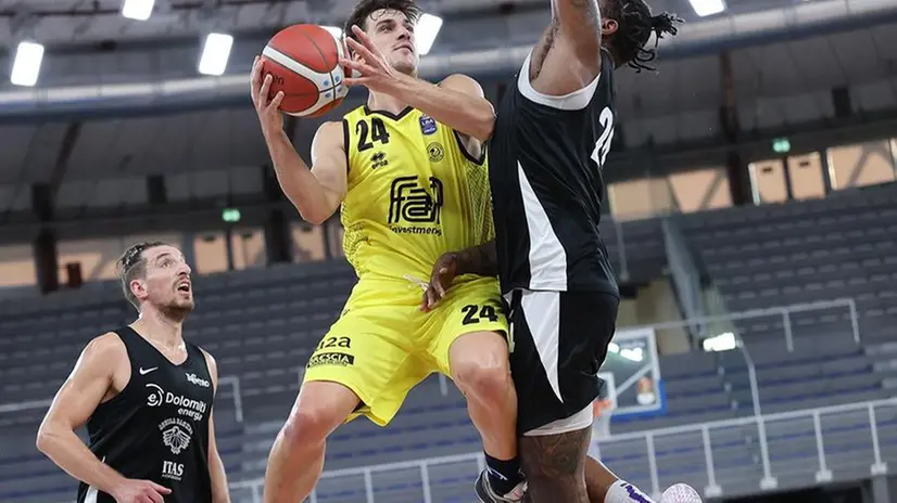 L'ultima amichevole pre-campionato Germani contro Trento