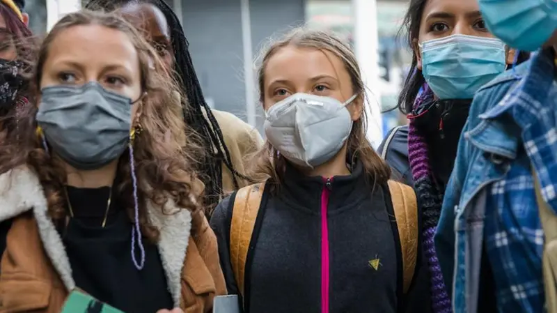 Greta Thunberg a Glasgow - Foto Epa © www.giornaledibrescia.it