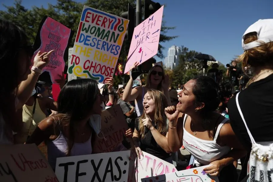 La marcia a Washington contro la legge anti aborto del Texas