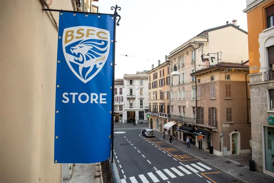 Brescia Calcio, presentazione del nuovo store in città