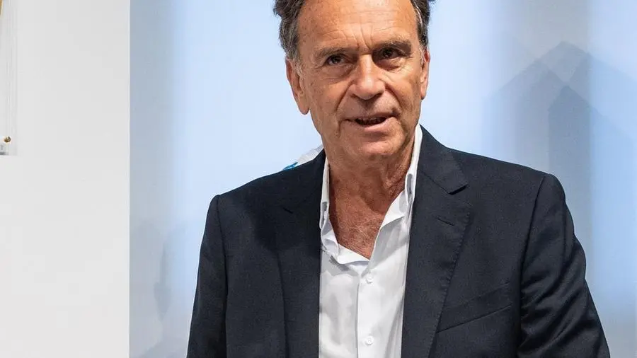 Uomo solo al comando: il presidente del Brescia Massimo Cellino - Foto New Reporter © www.giornaledibrescia.it