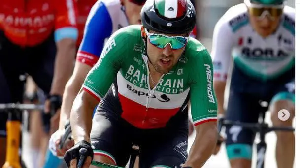 Sonny Colbrelli al Giro del Benelux 2021 - Foto Ansa  © www.giornaledibrescia.it
