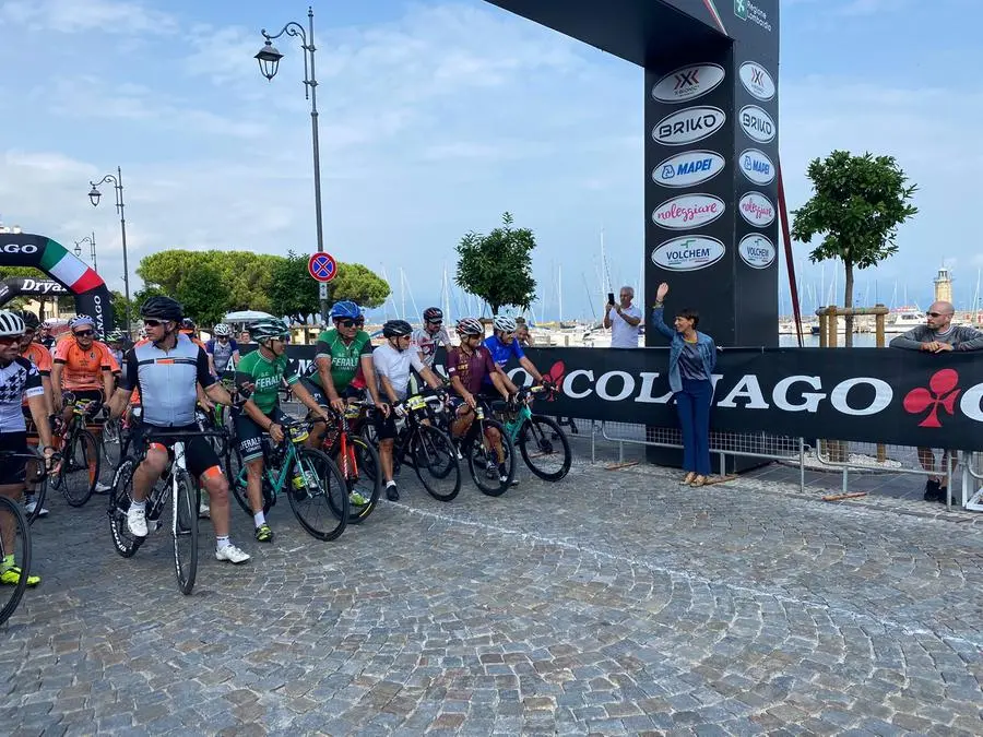 I partecipanti alla seconda giornata del Colnago cycling Fesitval