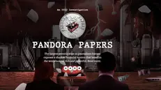 La cover dell'inchiesta Pandora Papers sul sito dell'ICIJ - Foto © www.giornaledibrescia.it