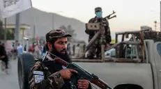 I talebani per le strade dell'Afghanistan - Foto Ansa  © www.giornaledibrescia.it
