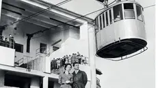 Su «Biesse» la funivia di Brescia inaugurata nel 1955