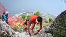 Una delle due discipline della «Maratona del cielo»: la vertical race - Fonte: www.limonextreme.com