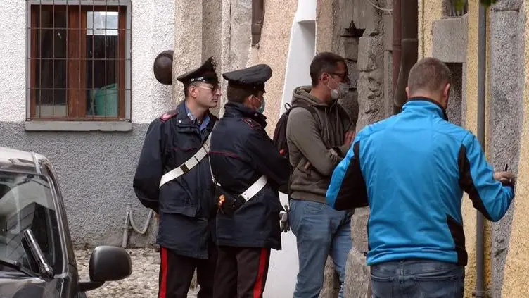 I rilievi nell’abitazione di Temù - © www.giornaledibrescia.it