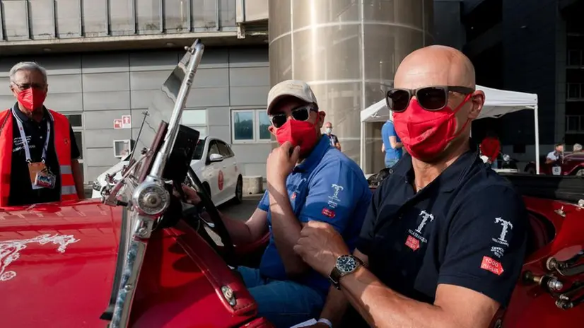 Andrea Vesco e Fabio Salvinelli vincitori della Mille Miglia 2021 - Foto New Reporter Favretto/Checchi © www.giornaledibrescia.it