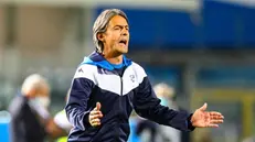 L'allenatore del Brescia Pippo Inzaghi - Foto New Reporter © www.giornaledibrescia.it
